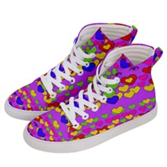 I Love This Lovely Hearty One Men s Hi-top Skate Sneakers by pepitasart