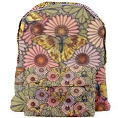 Flower Butterfly Cubism Mosaic Giant Full Print Backpack