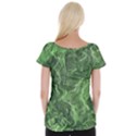 Green Geological Surface Background Cap Sleeve Tops View2