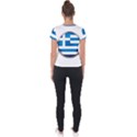 Greece Greek Europe Athens Short Sleeve Sports Top  View2
