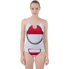 Monaco Or Indonesia Country Nation Nationality Cut Out Top Tankini Set by Nexatart