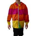 Background Abstract Hooded Wind Breaker (Kids)