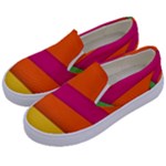 Background Abstract Kids  Canvas Slip Ons