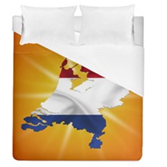 Holland Country Nation Netherlands Flag Duvet Cover (queen Size)