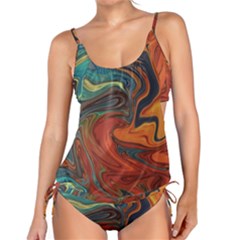 Creativity Abstract Art Tankini Set