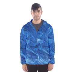 Abstract Pattern Texture Art Hooded Wind Breaker (men)