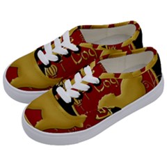 Year Of The Dog - Chinese New Year Kids  Classic Low Top Sneakers by Valentinaart