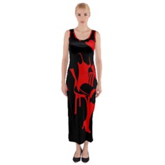 Cabaret Fitted Maxi Dress by Valentinaart