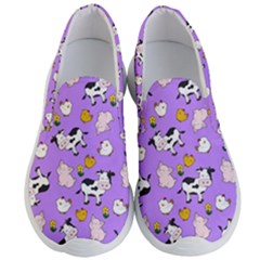 The Farm Pattern Men s Lightweight Slip Ons by Valentinaart