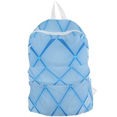 Background Light Glow Blue Foldable Lightweight Backpack