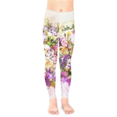 Flowers Bouquet Art Nature Kids  Legging