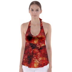 Background Art Abstract Watercolor Babydoll Tankini Top by Nexatart