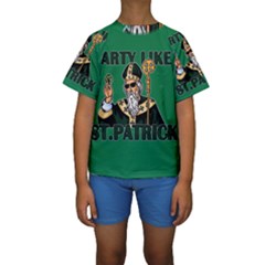  St  Patricks Day  Kids  Short Sleeve Swimwear by Valentinaart