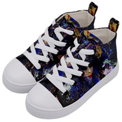 Mask Carnaval Woman Art Abstract Kid s Mid-top Canvas Sneakers by Nexatart