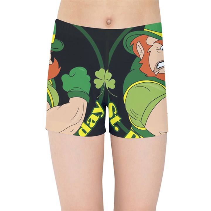 St. Patricks day Kids Sports Shorts