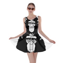 Stop Animal Testing - Chimpanzee  Skater Dress by Valentinaart