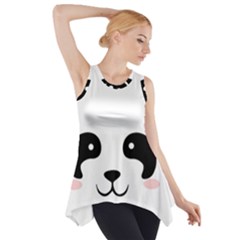 Panda  Side Drop Tank Tunic by Valentinaart