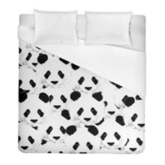 Panda Pattern Duvet Cover (full/ Double Size) by Valentinaart