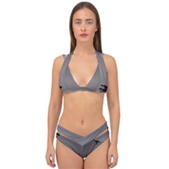 Stop Action Pigeon Double Strap Halter Bikini Set by snowwhitegirl