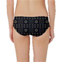 Dark Ethnic Stars Motif Pattern Classic Bikini Bottoms View2