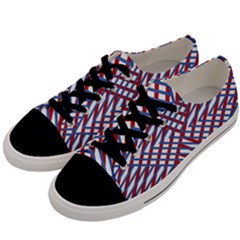 Abstract Chaos Confusion Men s Low Top Canvas Sneakers