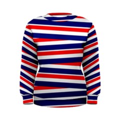 Red White Blue Patriotic Ribbons Women s Sweatshirt