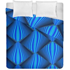 Abstract Waves Motion Psychedelic Duvet Cover Double Side (california King Size)