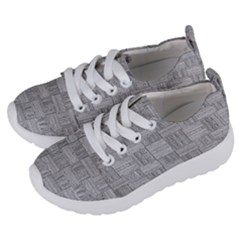 Texture Wood Grain Grey Gray Kids  Lightweight Sports Shoes