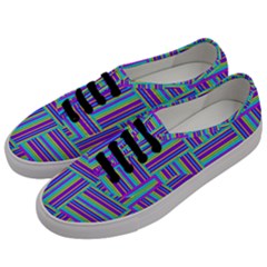 Geometric Textile Texture Surface Men s Classic Low Top Sneakers