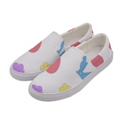 Easter Patches  Women s Canvas Slip Ons by Valentinaart