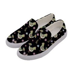 Easter Pattern Women s Canvas Slip Ons by Valentinaart