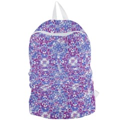 Cracked Oriental Ornate Pattern Foldable Lightweight Backpack by dflcprints