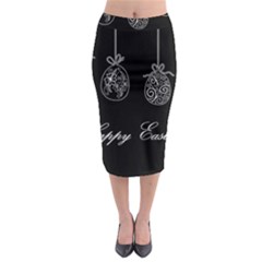 Easter Eggs Midi Pencil Skirt by Valentinaart