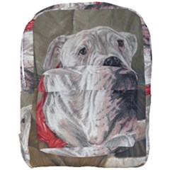 Dog Portrait Full Print Backpack by redmaidenart