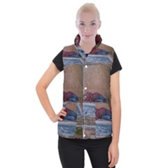 90 Degrees Women s Button Up Vest by redmaidenart