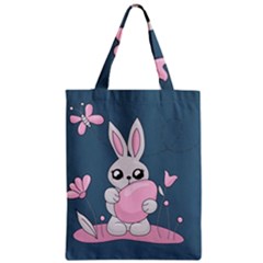 Easter Bunny  Zipper Classic Tote Bag by Valentinaart