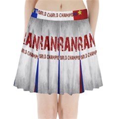 Football World Cup Pleated Mini Skirt by Valentinaart