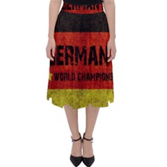 Football World Cup Folding Skater Skirt by Valentinaart