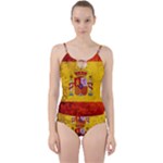 Football World Cup Cut Out Top Tankini Set