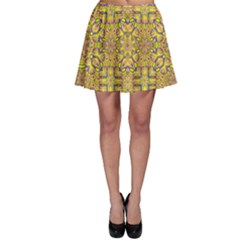 Forest Rainbow  Wood And Festive Soul Skater Skirt by pepitasart