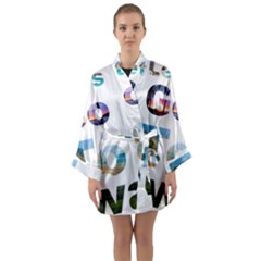 Hawaii Long Sleeve Kimono Robe by Howtobead