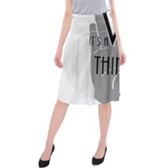 It s A Vulcan Thing Midi Beach Skirt by Howtobead