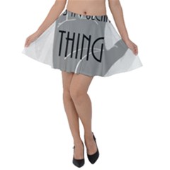 It s A Vulcan Thing Velvet Skater Skirt