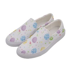 Easter Pattern Women s Canvas Slip Ons by Valentinaart