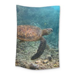 Sea Turtle 3 Small Tapestry by trendistuff