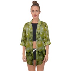 Grapes 5 Open Front Chiffon Kimono by trendistuff