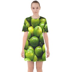 Limes 1 Sixties Short Sleeve Mini Dress by trendistuff