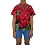 RED BERRIES 2 Kids  Short Sleeve Swimwear