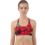 RED BERRIES 2 Back Web Sports Bra