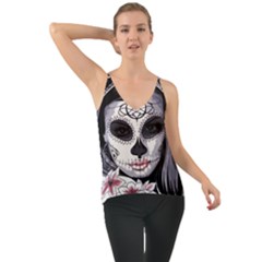 Woman Sugar Skull Cami by StarvingArtisan